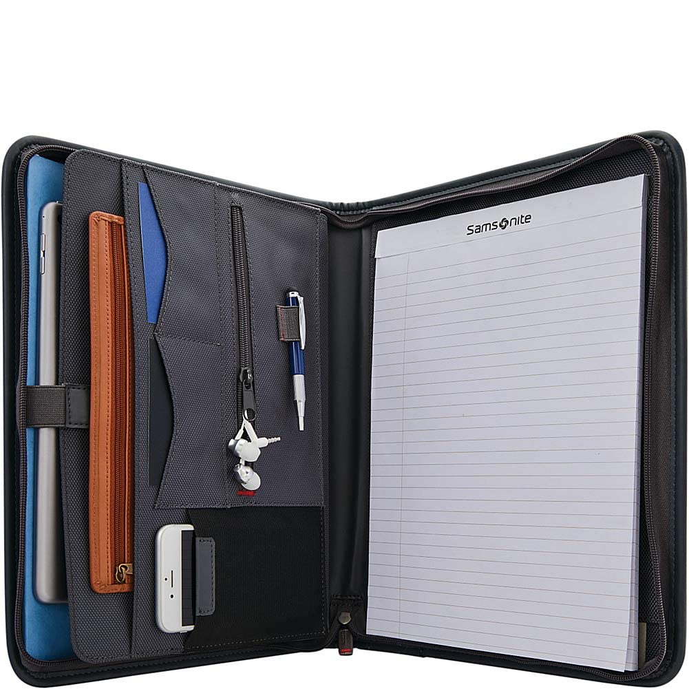 Samsonite Xenon Business Zip Portfolio, Steel Grey, One Size