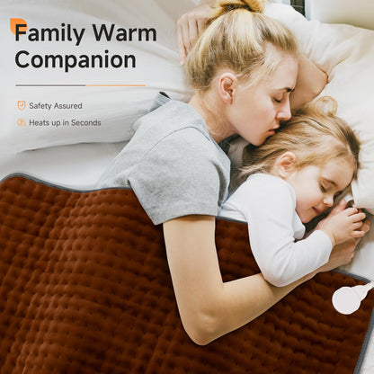XXXL Heating Pad for Back Pain Relief, Heated Pad for Neck/Shoulders/Legs/Knees/Feet/Cramps, 6 Heat Settings Auto-Off, Heat Pads for Women, Birthday Mothers Day Gifts for Mom Wife Grandma Her, 17"x33"