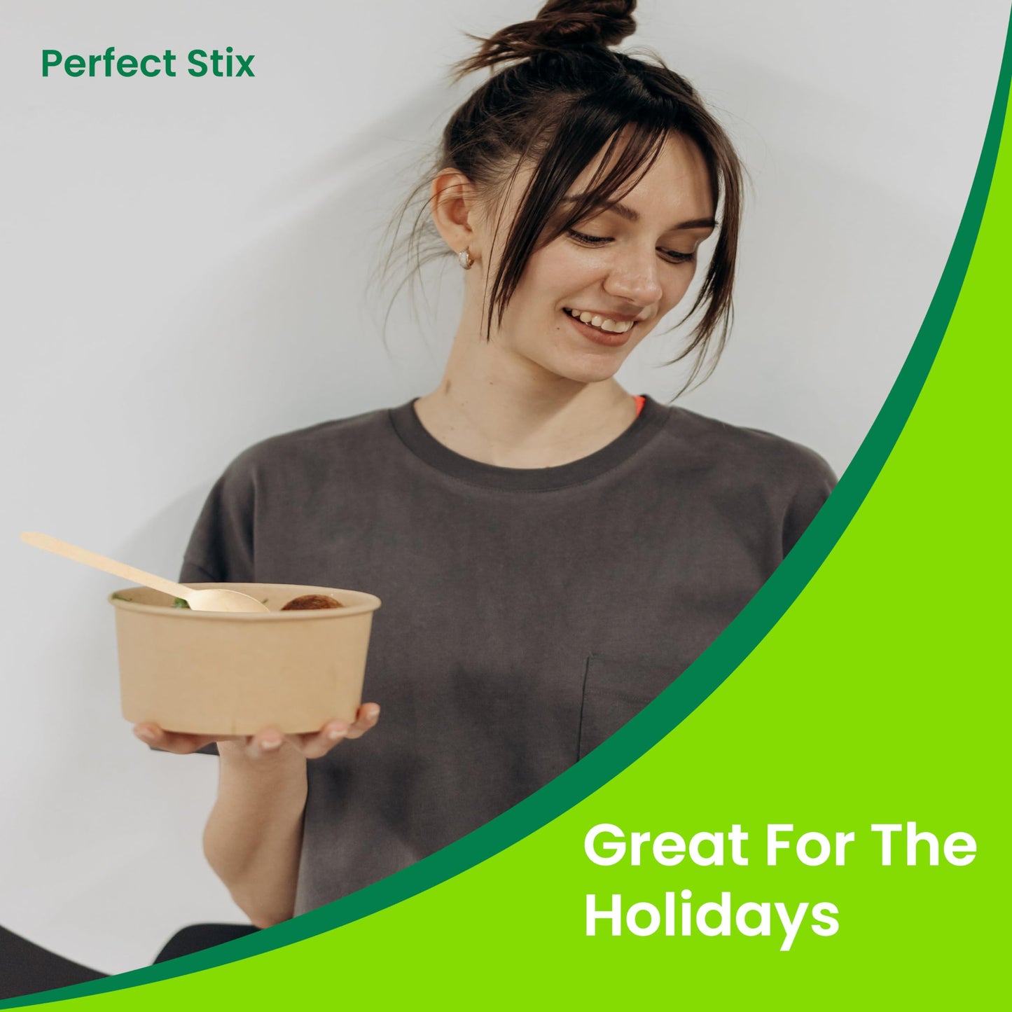 Perfect Stix Wooden Disposable Spoons 6" Length (pack of 1000)