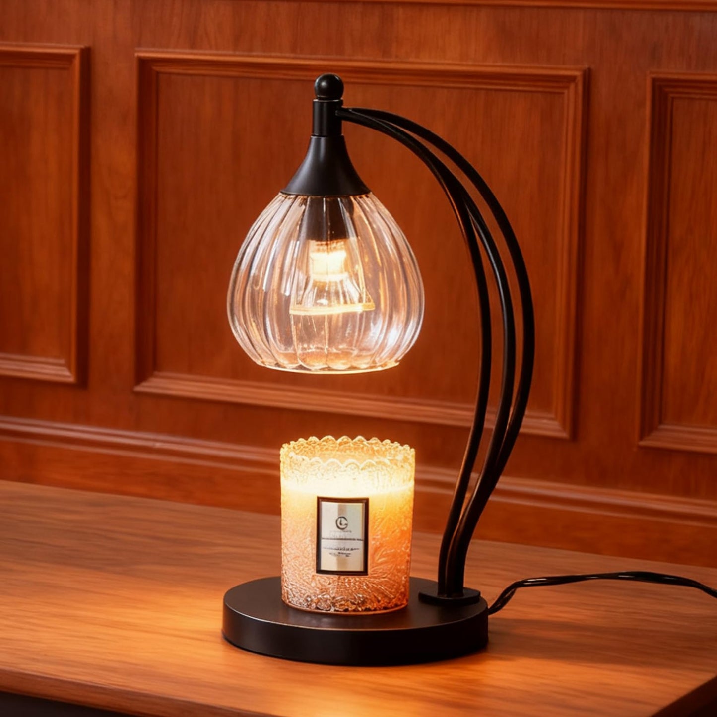 GOODBUY Candle Warmer Lamp with Timer Dimmer - Candle Lamp for Jar Candles - Birthday Gifts for Women Mom Home Decor House Warming Gifts, Lamp with 2 Bulbs
