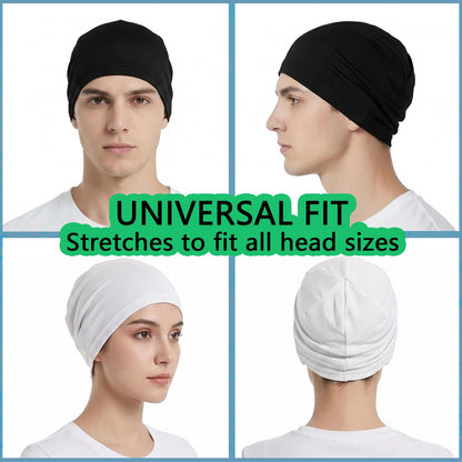 Gainlove 2 Pack Cooling Skull Caps for Men & Women, Breathable 3D Mesh Sweat Wicking Running Hat for Cycling Helmet & Hard Hat Liner