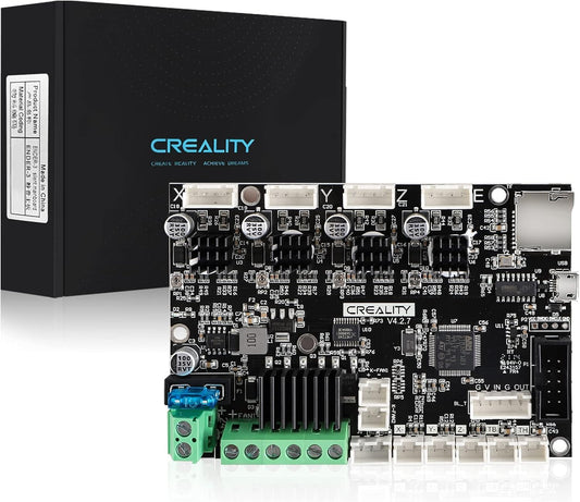 Creality Official Ender 3 Silent Motherboard Upgrade V4.2.7 Mainboard Control Board with TMC2225 Driver 3D Printer Controller Parts Accessories Works with Ender-3 / Pro/Max / 3 V2 / 3 V2 Neo