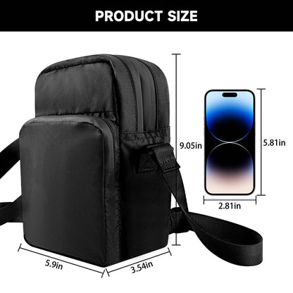 MBYLOEBA, Magnetic Gym Bag, Magnetic Golf Pouch, Small Gym Bag for Men, Gym Accessories for Men, Large Capacity with Secure Magnets, Gym Workout, Travel Bag, Black