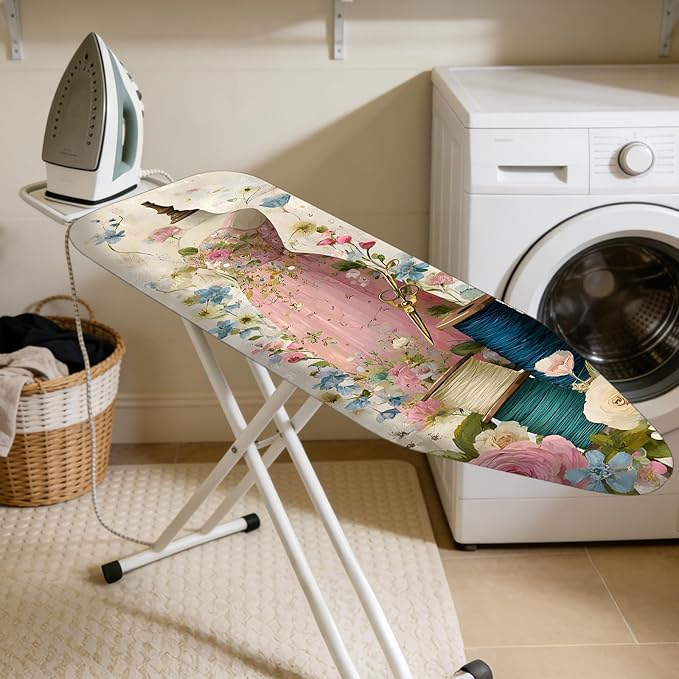 Nuxovilar Ironing Board Cover Needle Cotton 15x54 Inches | Ironing Board Cover