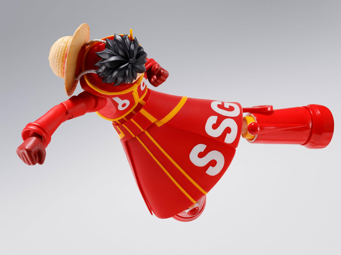 TAMASHII NATIONS S.H. Figuarts One Piece Monkey D. Luffy - Miraishima Egg Head - Approx. 5.9 inches (150 mm), PVC & ABS Pre-Painted Action Figure