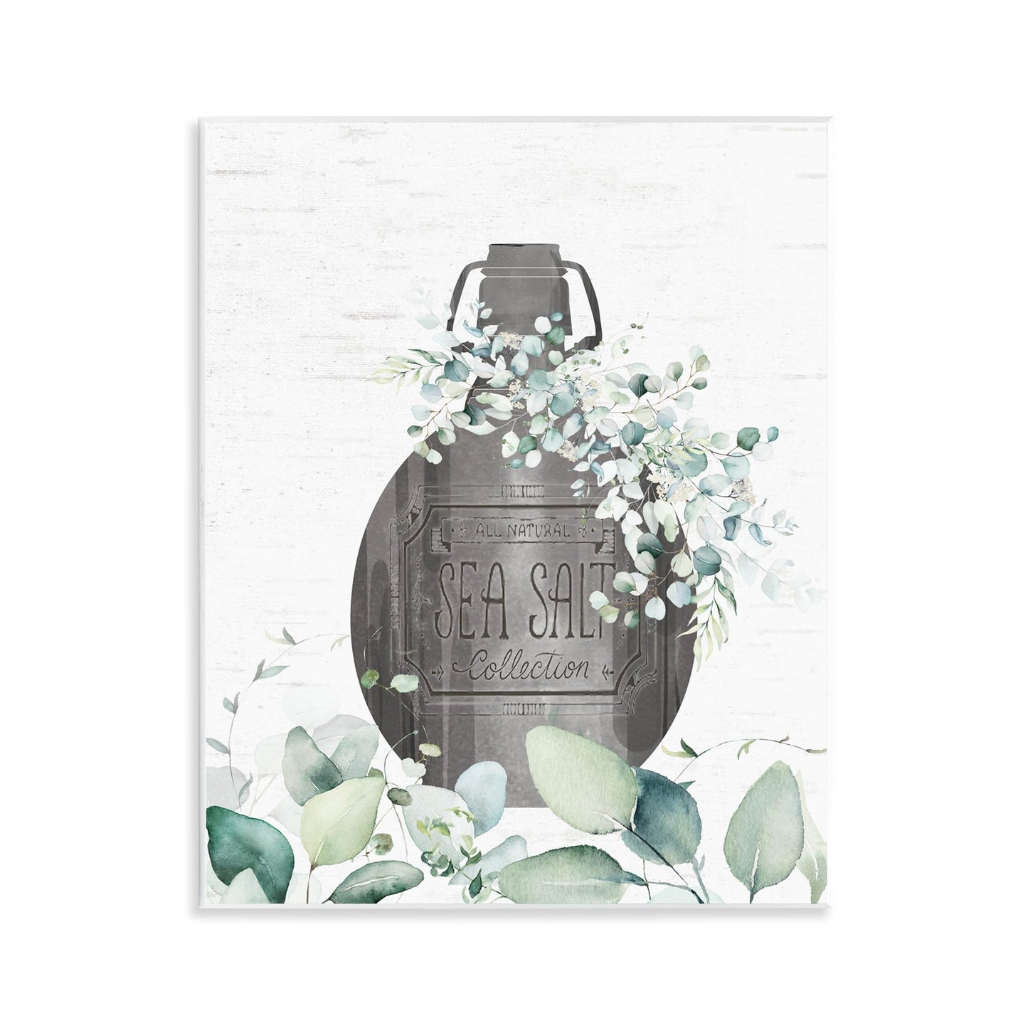 'Sea Salt Collection Bottle'| Wall Plaque Art