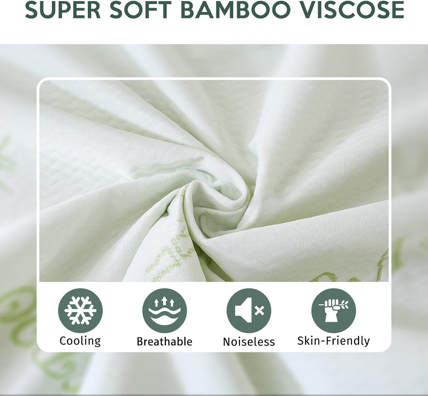 MUXHOMO 2 Pack Twin XL Mattress Protector, 100% Waterproof Mattress Cover Twin XL Size Bed, Cooling and Breathable Bed Pad Cover, Deep Pocket 8"-21"