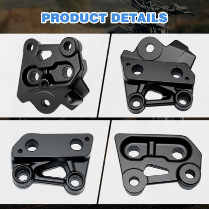Electric Dirt Bike Foot Pegs Brackets Holder Kits Compatible with Talaria XXX X3 and Talaria XXX X3 PRO Footpeg Pedal Bracket Support