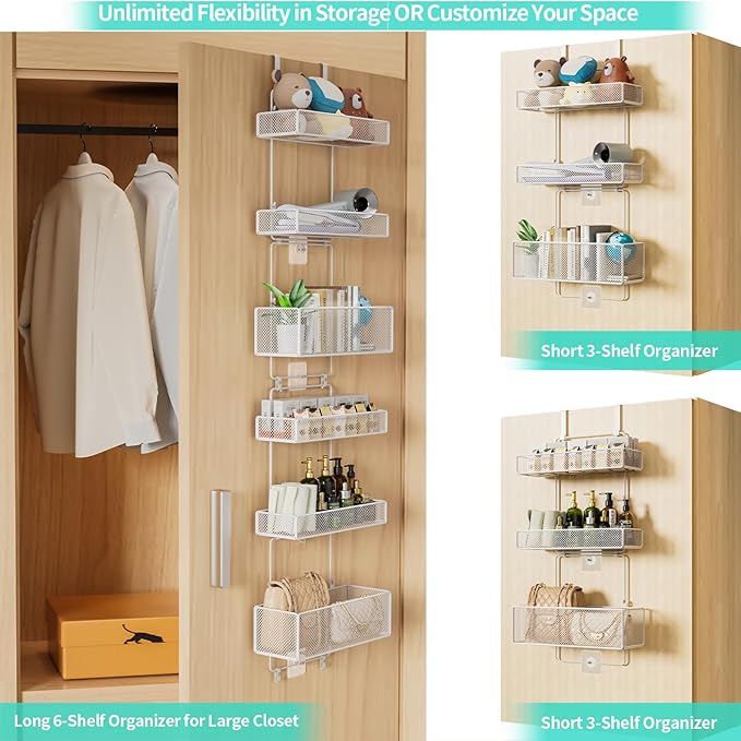 HapiRm Over Door Organizer Storage