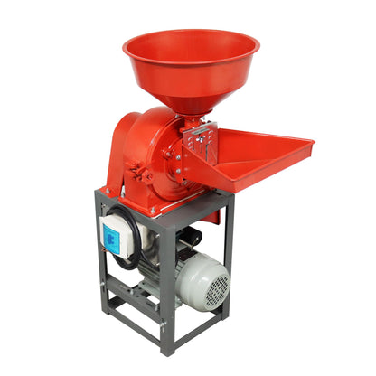 THUXEON 220V Multifunctional Crushing Machine 2.2KW Electric Grain Milling Machine Rice Grinder with 2MM 3MM Sieve Screen 220-330LBS/H for Rice Millet Corn Grain Large Material
