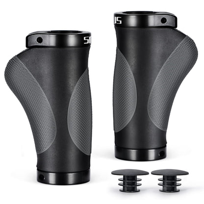 Bike Grips Rubber Ergonomic Antislip Handlebar Grips for MTB Bicycle Mountain