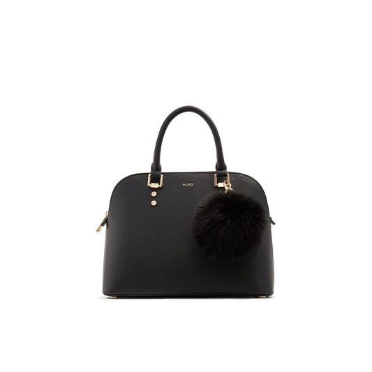 Aldo Women's ALDO Women s Galilini Dome Satchel Handbag, Black, One Size UK