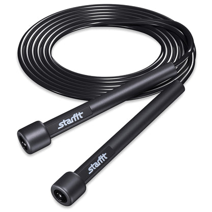 STARFIT Adjustable Lightweight Jump Rope - Tangle-Free Design for Cardio, HIIT, and Endurance Training - Durable Fitness Skipping Rope for All Levels.