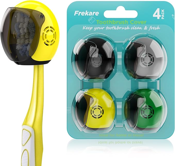 Helmet Toothbrush Covers Caps, Fits Most Manual and Electric Tooth Brushes