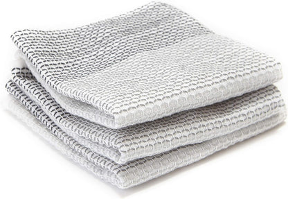 Full Circle Tidy 100% Organic Cotton Dish Cloths, Set of 3, Multicolored