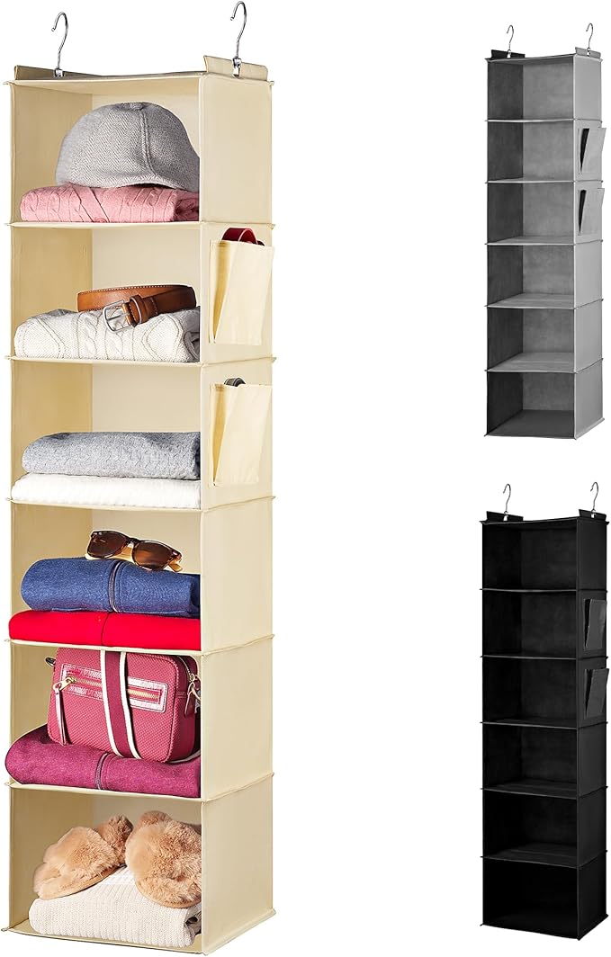 Handy Laundry Hanging Closet Organizer