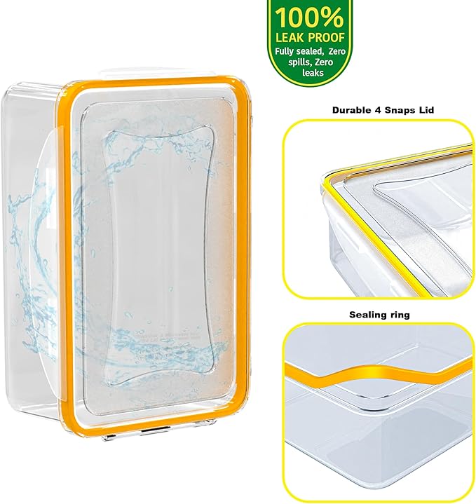 70 Pcs Large Food Storage Containers
