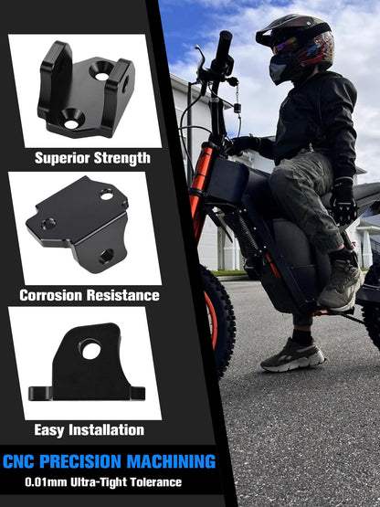 IUVWISN Electric Dirt Bike Foot Pegs Bracket Holder Footpegs Mount CNC Compatible Fit for Tuttio Tutti Soleil 01