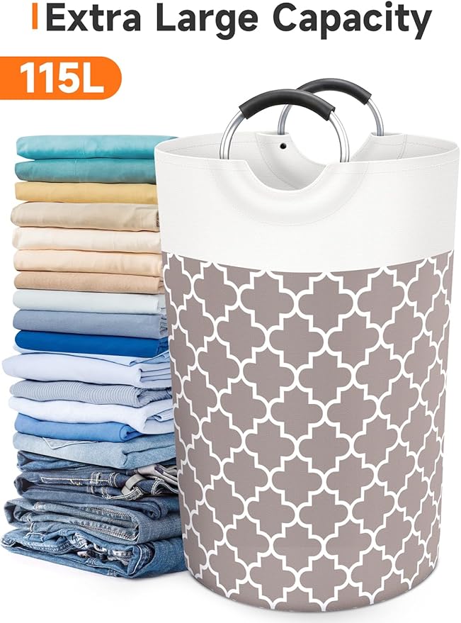 Large Laundry Basket Laundry Hamper Bag Washing Bin Clothes Bag Collapsible Tall