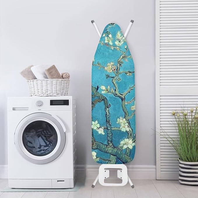 Almond Blossom Ironing Board Cover and Pad 15x54 Van Gogh Padding Decorative