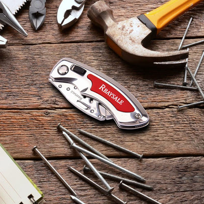 RBAYSALE Utility Knife Folding Heavy Duty Carpet Cutter with 5 SK5 Blades 420 Stainless Steel Retractable Box Cutter with Safety-Lock Design Craft Tradesman Knife 180g