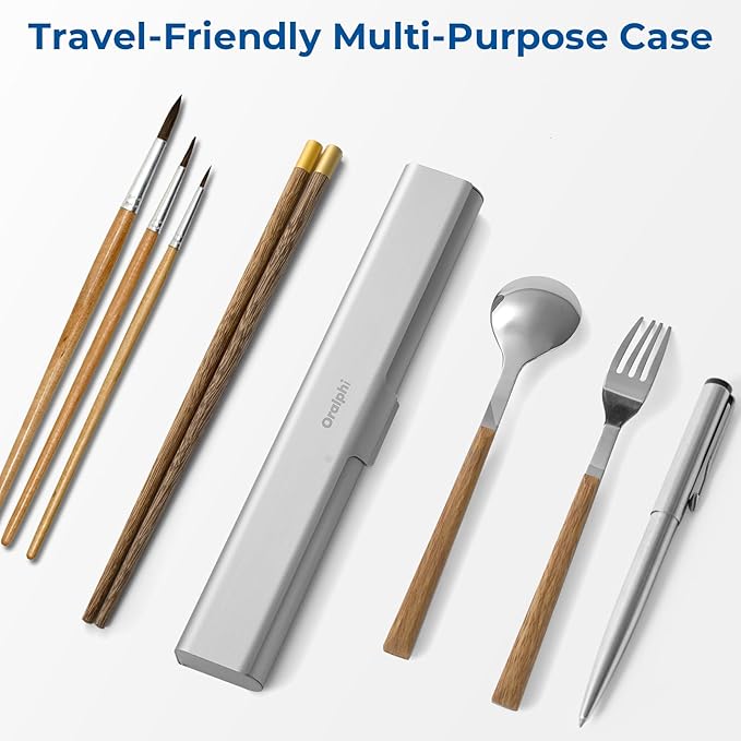 2 Pack Aluminum Toothbrush Travel Case, Portable Travel Toothbrush Holder
