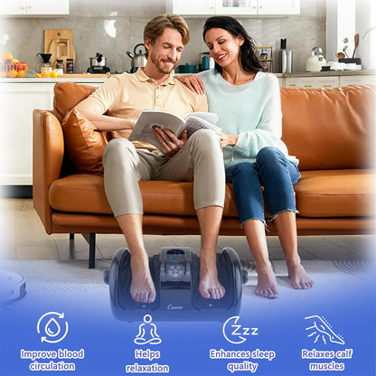 CCHYF Foot Massager with Heat,Shiatsu Foot Massager for Plantar Fasciitis,Pain Relief and Heat Therapy,Massage Leg/Calf/Ankle with Deep Kneading,Gift for Family and Friends(Black)