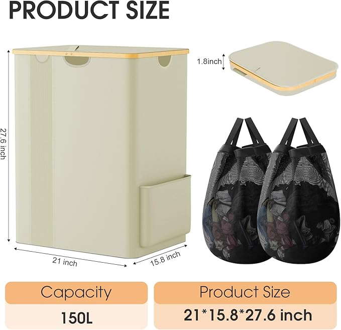 Laundry Basket Clothes Hamper