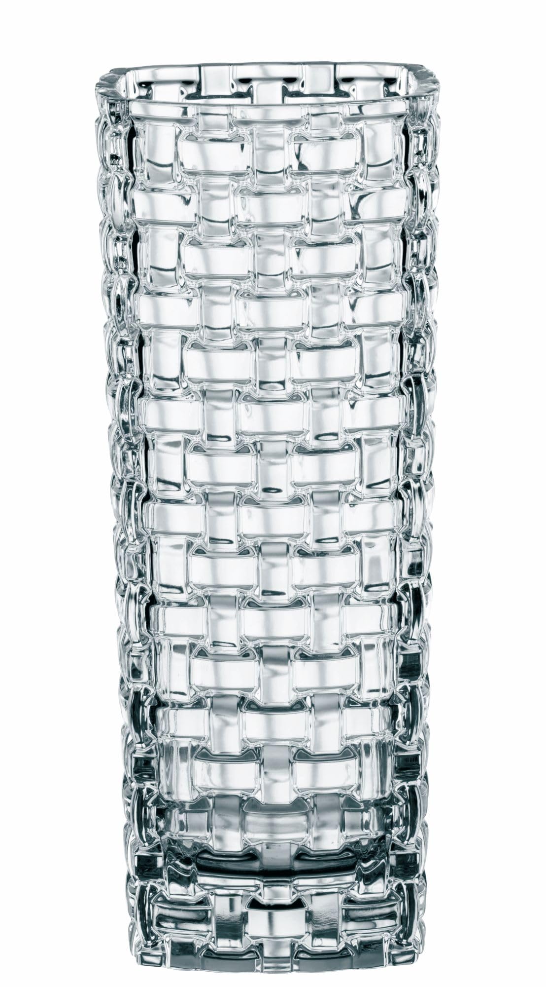 Nachtmann Bossa Nova Crystal Vase, Clear Glass, 11- Inch, Decorative Flower Vase, Anniversary, Wedding, and Housewarming Gift, Dishwasher Safe