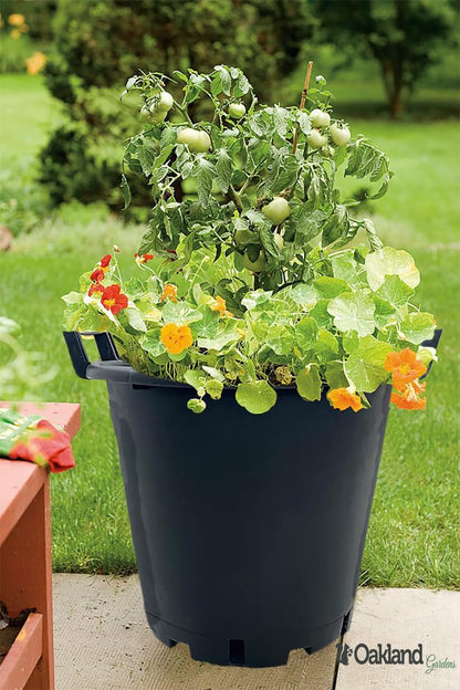 Heavy Duty 30L Plant Pots Potato Containers Buckets (Pack of 4) Large Plastic Plant Pots Outdoor Planters | Large Planter Outdoor Pots | Garden Pots for Flowers, Vegetables,Trees & General use