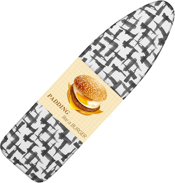 BNDX Ironing Board Cover, Stain Resistant & Durable Scorch, 2 Click Buckles