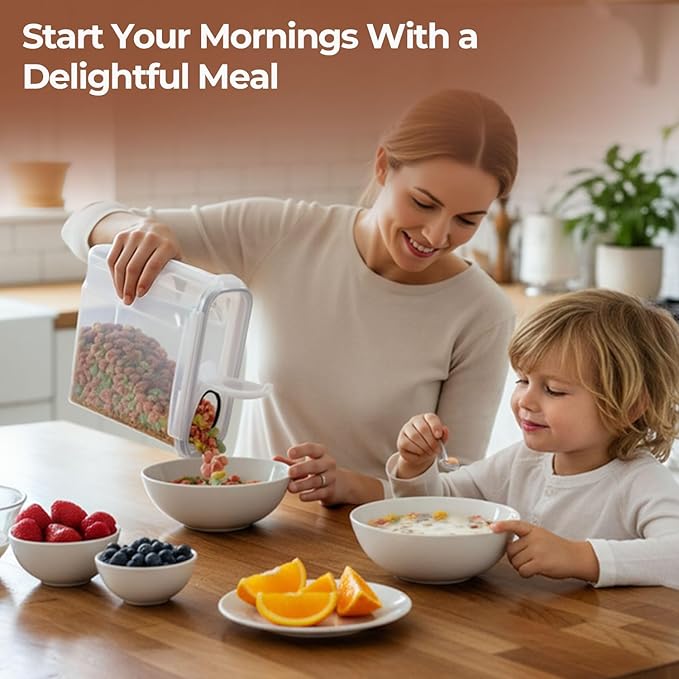 ComSaf Cereal Storage Containers Set – Airtight Food Storage