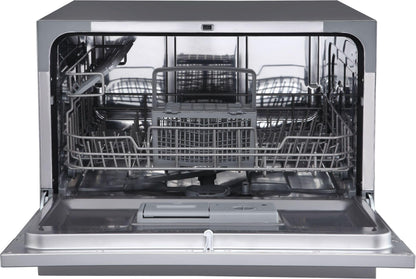 EdgeStar DWP63 21-5/8 Inch Wide 6 Place Setting Countertop Dishwasher - Silver