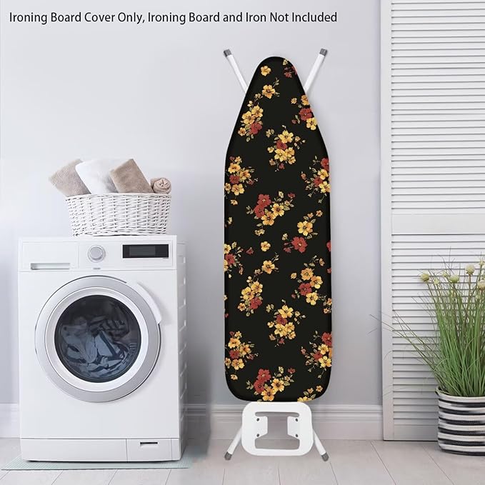 Floral Ironing Board Cover Elastic Edge