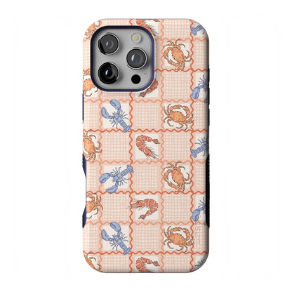 Casely iPhone 16 Pro Max Case | Blue Stripes | Sunday Best | Compatible with MagSafe | Bold Protective Design