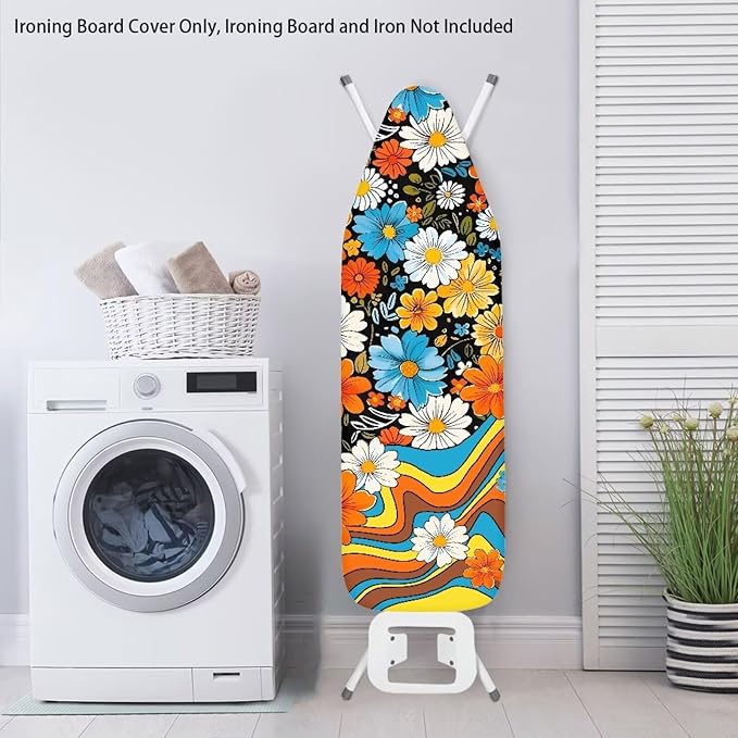 Hippie Floral Ironing Board Cover