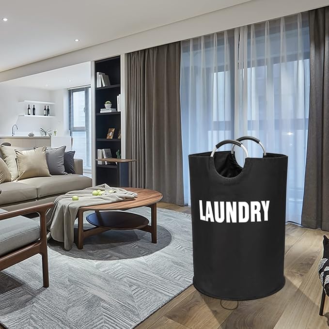 160L XX-Large Laundry Basket, Freestanding Tall Clothes Hamper, Collapsible