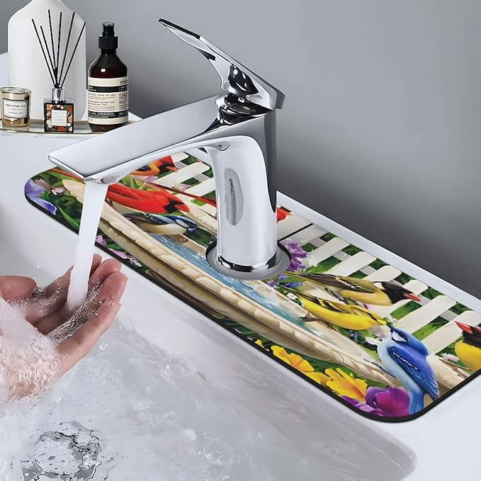 Bird Kitchen sink faucet pad, strong water absorption, anti slip, very suitable