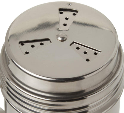 Tablecraft, 10 oz, Silver Stainless Steel Dry Rub Shaker with Handle, 10-Ounce (BBQ160H)