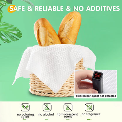 GothicBride Disposable Face Towel for Dry and Wet Use, 100% Cotton Facial Tissue, Ultra Thicked Facial Cleansing Towels, Multi-Purpose Dry Wipes for Makeup Removing, Sensitive | Baby Skincare