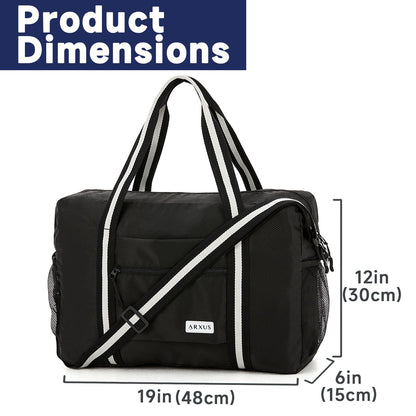 Arxus Travel Lightweight Waterproof Foldable Storage Carry Luggage Duffle Tote Bag