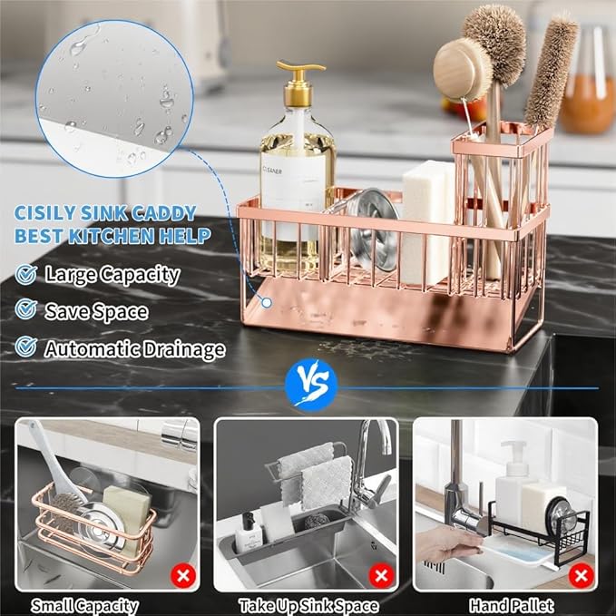 Cisily Sink Caddy Organzier