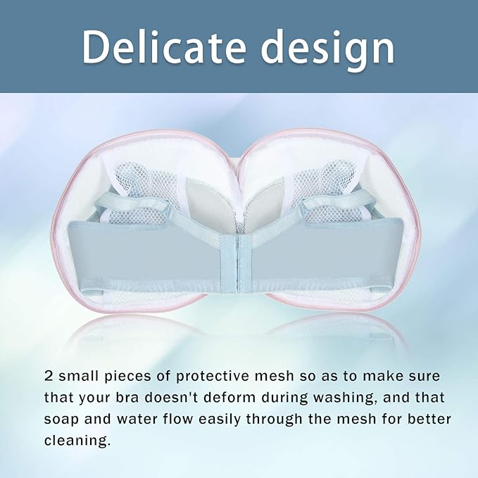 Shappy 6 Pieces Bra Washing Bag