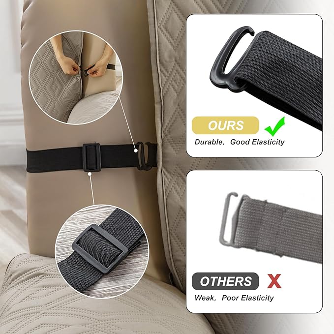 Genina Waterproof Recliner Chair Covers