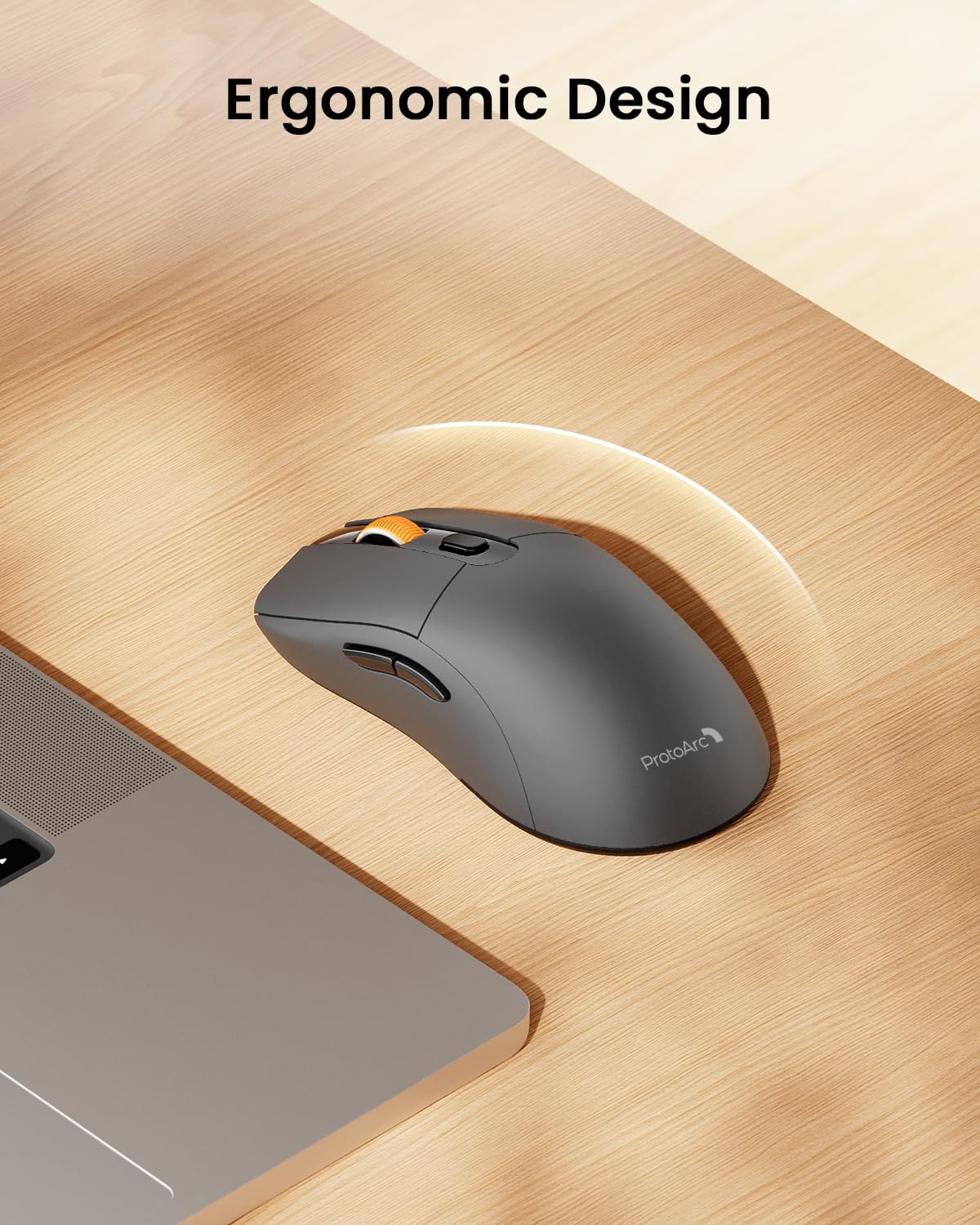 ProtoArc Bluetooth Wireless Mouse, USB C Mouse, EM15 Rechargeable Compact Portable Type C Wireless Mice for Laptop, Tablet, PC, Windows, Mac OS-Blue