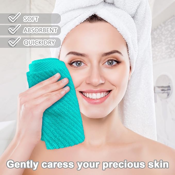 Turquoise Washcloths