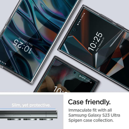 Spigen NeoFlex Screen Protector Designed for Galaxy S23 Ultra (2023) [2 Pack] - Case Friendly