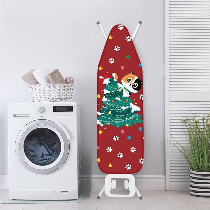 Cat Christmas Iron Board Cover Dust Cover Extra Wide Ironing Board Cover