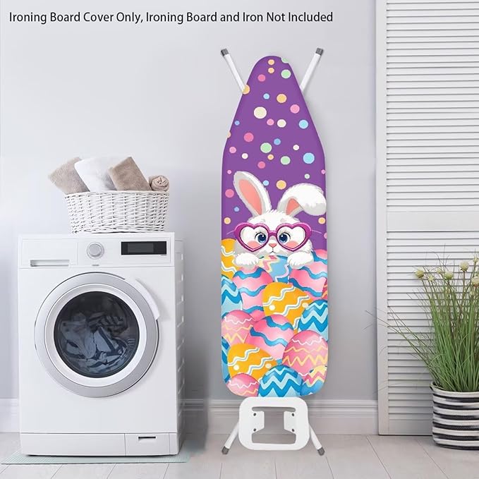 Easter Bunny and Eggs Ironing Board Cover Replacement Iron Board Cover Easter