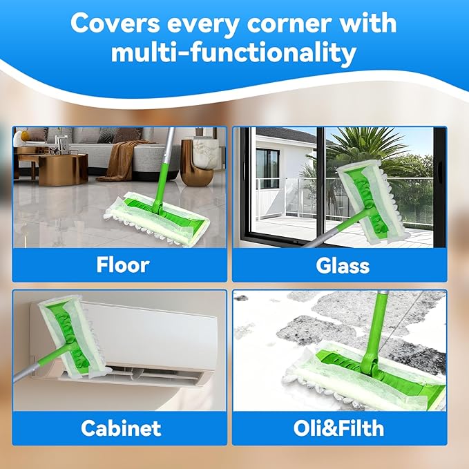 Dry Sweeping Cloths Pads Compatible